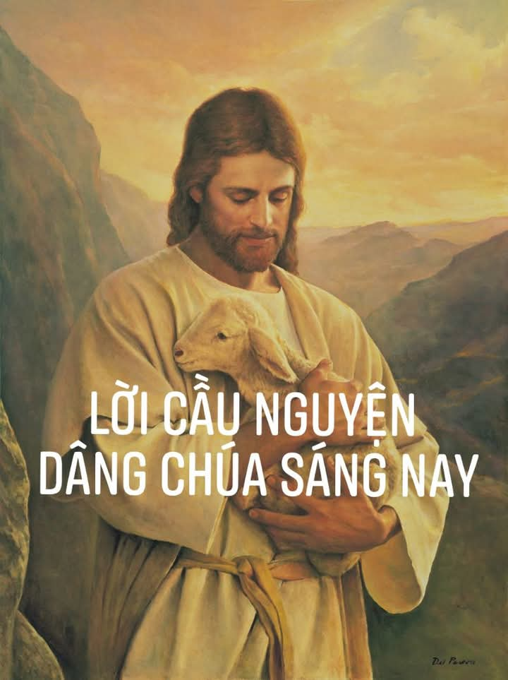 Lời Nguyện Dâng Lên Chúa Sáng Nay