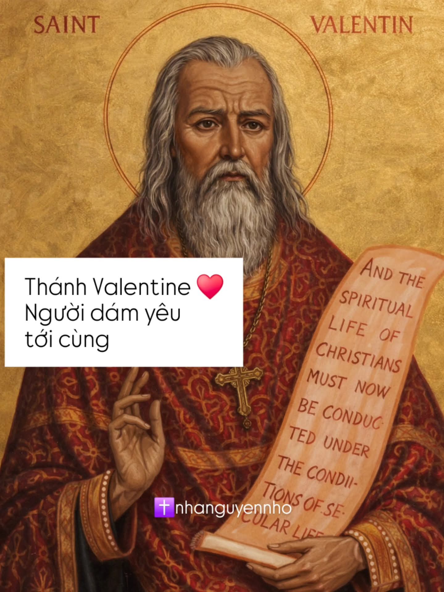 Thánh Valentine, người dám yêu tới cùng