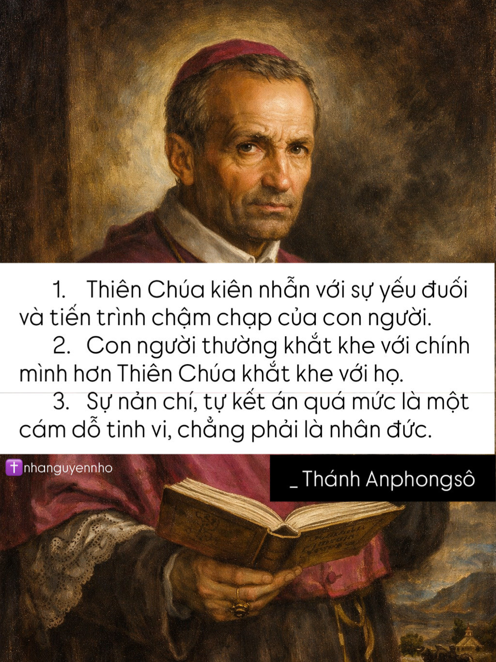 LỜI CẦU NGUYỆN ĐỨC TIN VỚI THÁNH ANPHONGSÔ