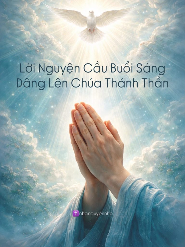 Lời Cầu Nguyện Buổi Sáng Dâng Lên Chúa Thánh Thần