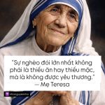 Mẹ Têrêsa: Về Sự Nghèo Đói Lớn Nhất