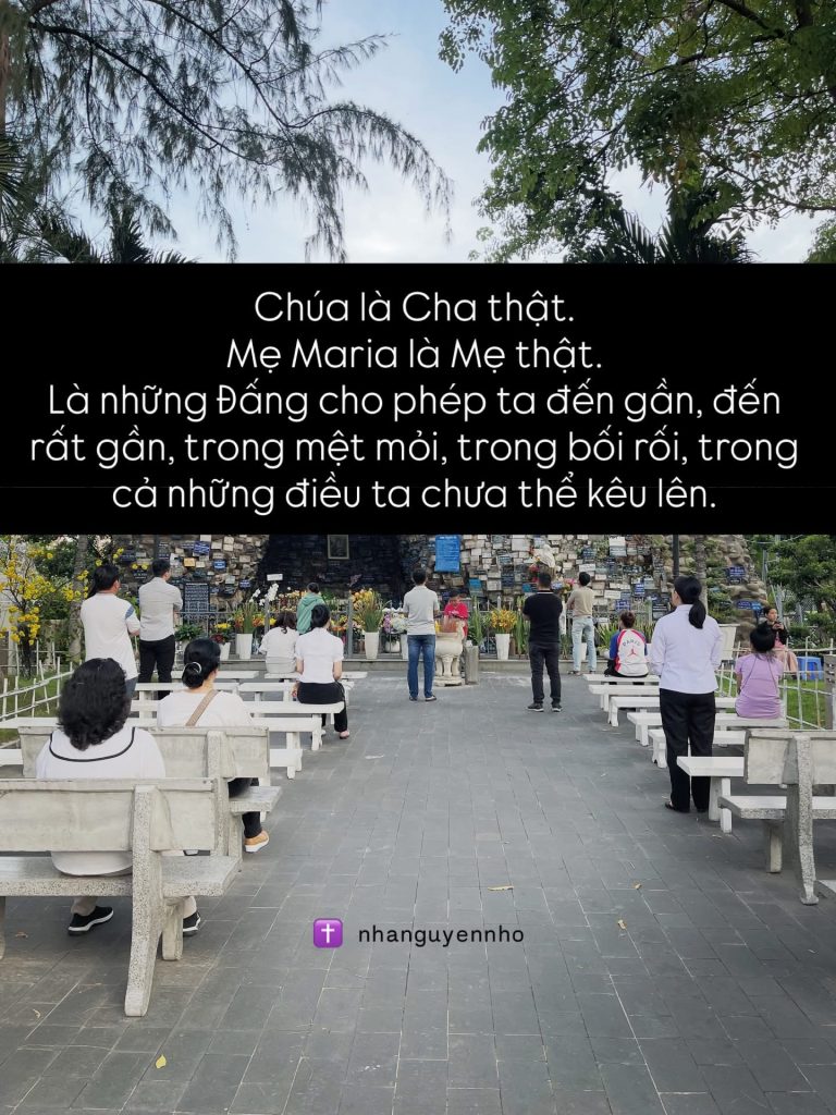 HÃY MẠNH DẠN TỎ BÀY VỚI CHÚA VÀ MẸ