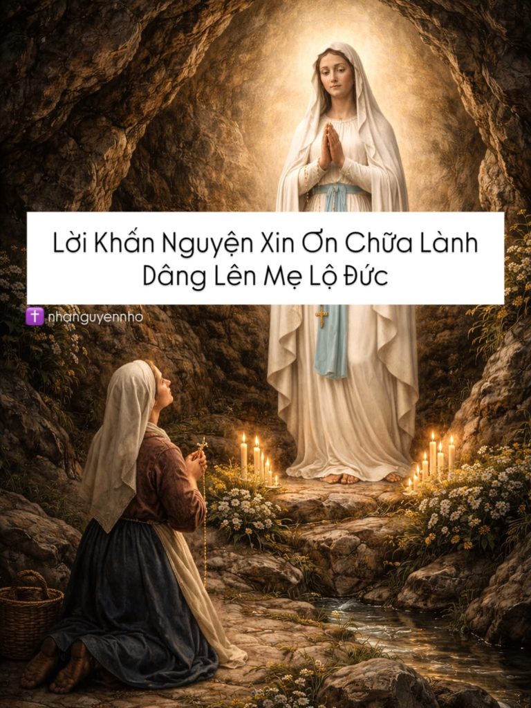 LỜI KHẤN NGUYỆN XIN ƠN CHỮA LÀNH QUA MẸ LỘ ĐỨC